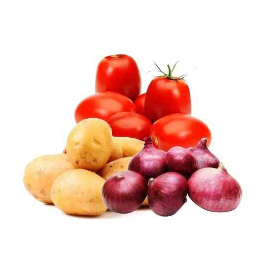 Onion potato tomato combo 500g each
