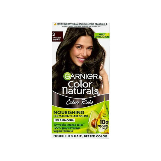 GARNIER Women (Darkest Brown 3) hair colour