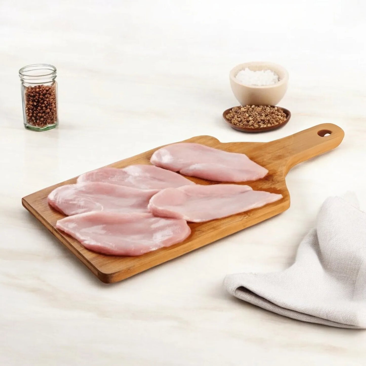 Chicken breast boneless slices